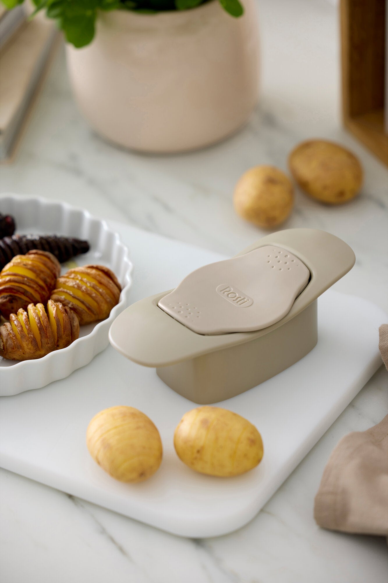 Classic Hasselback-skærer - Humus